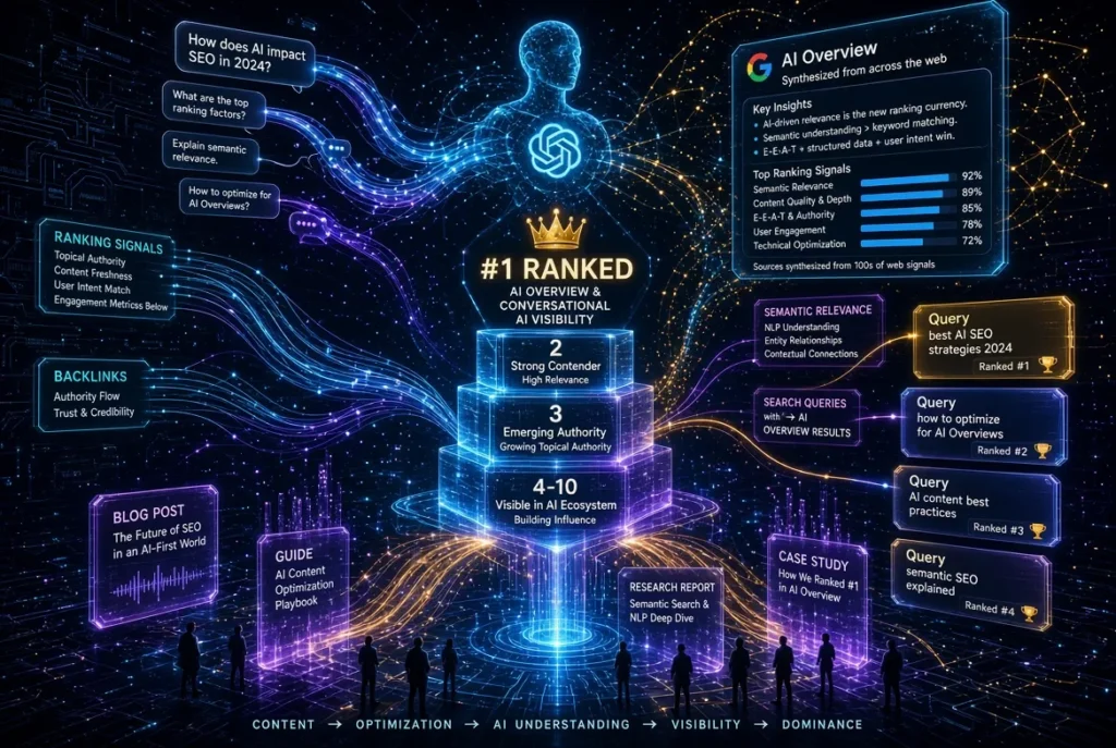 AI SEO: Ranking in AI Overviews and ChatGPT